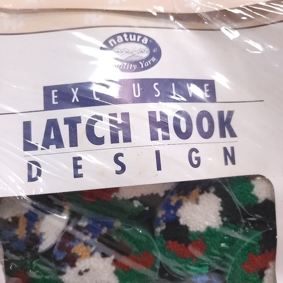 CARON Sports Latch Hook Kit Basketball Baseball Soccer #R058 20" x 27" Vintage - Picture 4 of 7